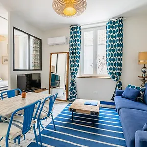 Bleu 29m2, 120m Vieux-port , Clim ,wifi, Acces Autonome Avec Code Apartment Marseille